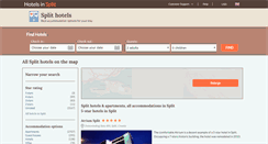 Desktop Screenshot of hotelinsplit.com